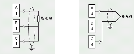 SWP-TSR200中長(zhǎng)圖彩色無(wú)紙記錄儀電阻輸入接線