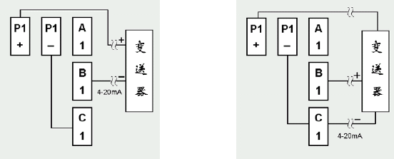 SWP-TSR200中長(zhǎng)圖彩色無(wú)紙記錄儀二線制變送器接線