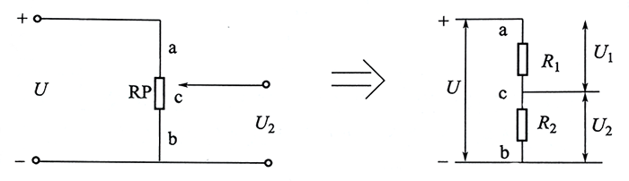 分壓電路和分流電路等效圖 分壓電路和分流電路等效圖