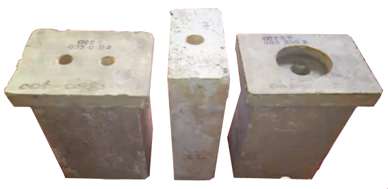 玻璃窯爐爐頂熱電偶的專(zhuān)用磚 玻璃窯爐爐頂熱電偶的專(zhuān)用磚