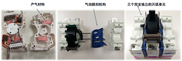 只要故障電流超過能量脫扣電流值，NSX斷路器同樣動作